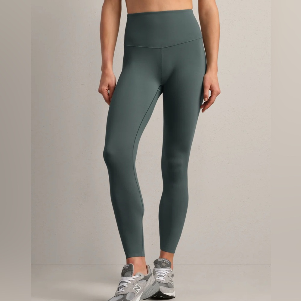 RHONE 7/8 Leggings High-Waist in Green Smoke Size Large